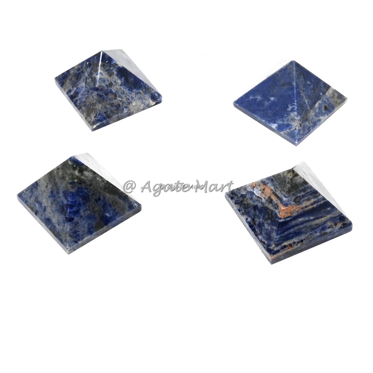 Sodalite Crystals Pyramid