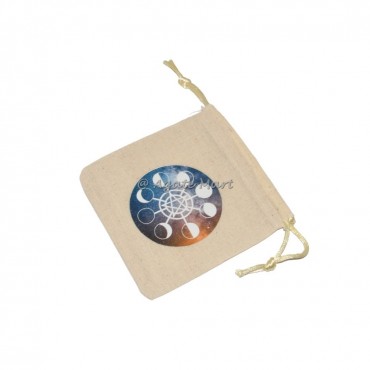 Moon Phases Sacred Geometry Pouch