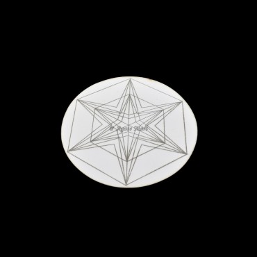 Accent Pentagram MDF Coaster And Gird