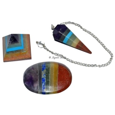 Seven Chakra Bonded Beginners Crystals Kit