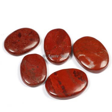 Red Jasper Healing Crystals Palm Stone