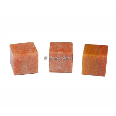 Peach Aventurine Crystal Cube