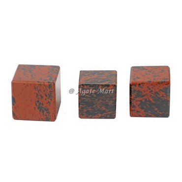 Mahagony Obsidian Crystal Cube