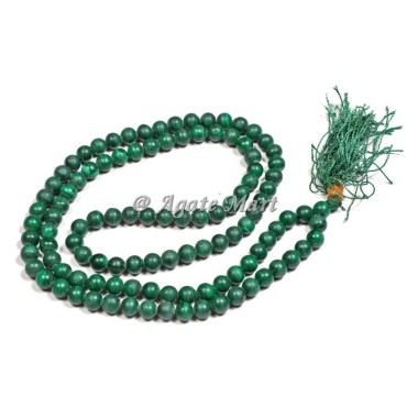 Malachite Prayer 108 Beads Japa Mala