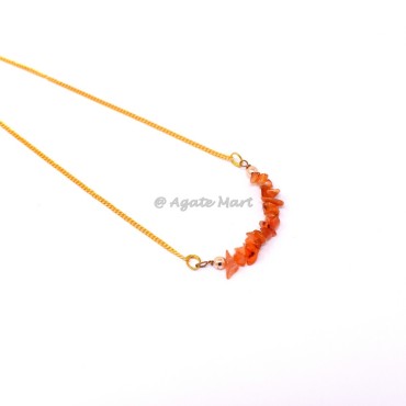 Carnelian Gemstone Necklace