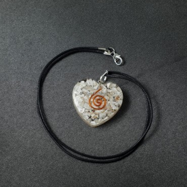 Howlite Healing Crystals Orgone Pendant