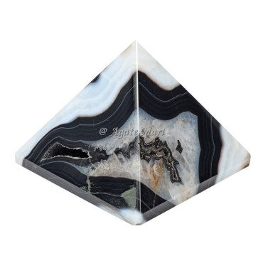 Black Onyx Crystals Pyramid