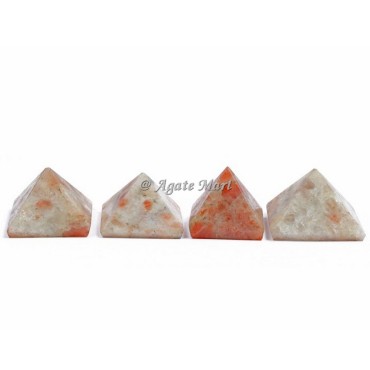 Sunstone Crystals Pyramid