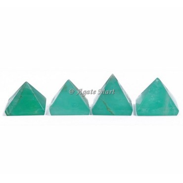 Green Fluorite Crystals Pyramid