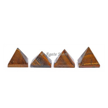 Tiger Eye Crystals Pyramid
