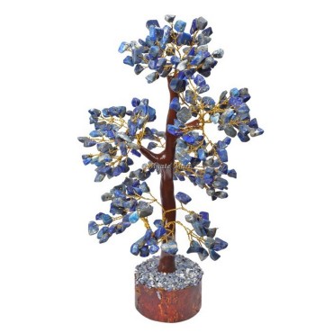 Lapis Lazuli Mseal 300 Chips Golden Wire Tree