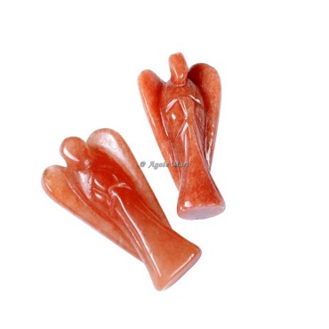 Peach Aventurine Angel
