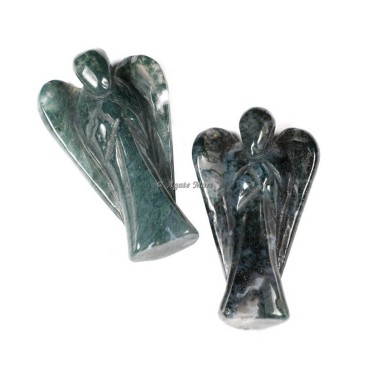 Moss Agate Angel