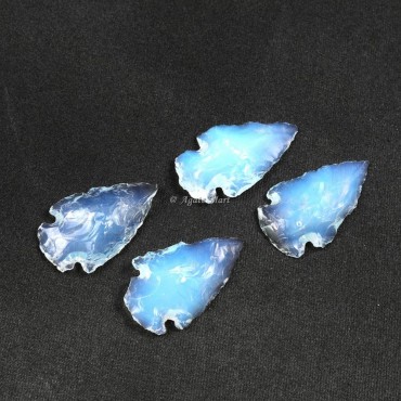 Opalite Glass Arrowheads