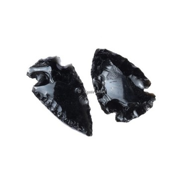Black Glass Arrowheads