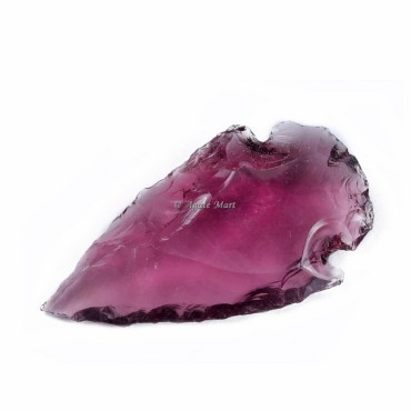 Purple Glass Arrowheads