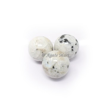 Rainbow Moonstone Crystals Sphere