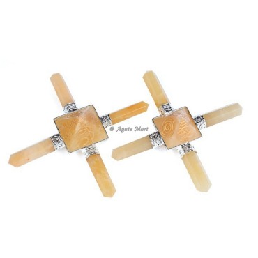 Golden Quartz Usai Reiki Crystals Energy Generator