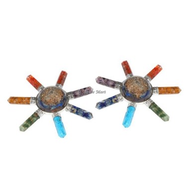Seven Chakra Orgone Crystals Energy Generator