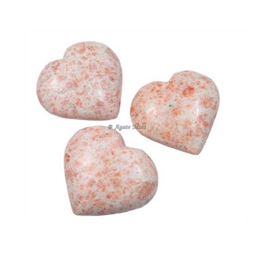 Sunstone Puffy Heart