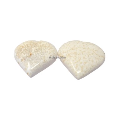 Scolecite Puffy Hearts