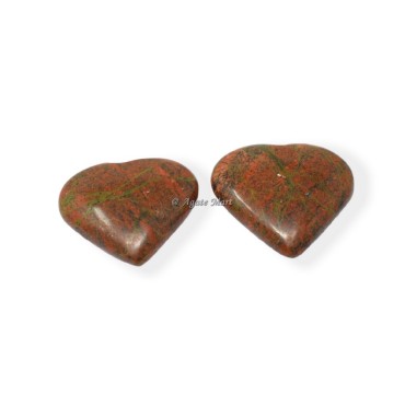 Unakite Puffy Hearts