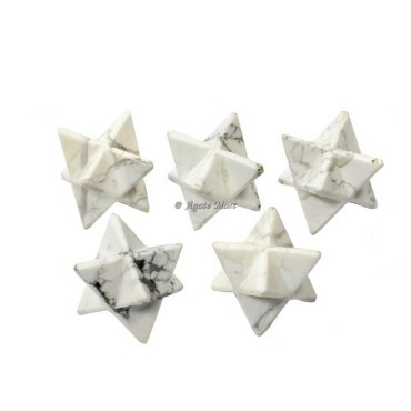 Howlite Merkaba Healing Star