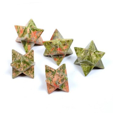 Unakite Merkaba Healing Star