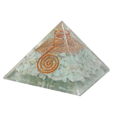 Amazonite Orgonite Crystals Pyramid