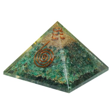 Dark Green Aventurine Orgone Emf Protect Healing Pyramid