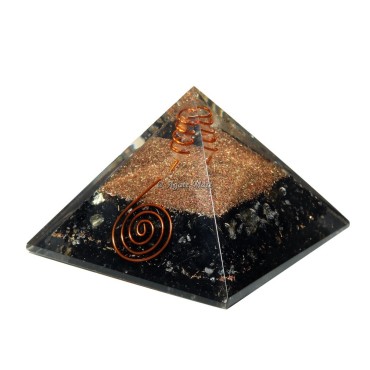 Black Obsidian Orgone Emf Protect Healing Pyramid