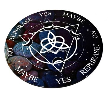 Monophase With Celtic Symbol Dowsing Pendulum Board