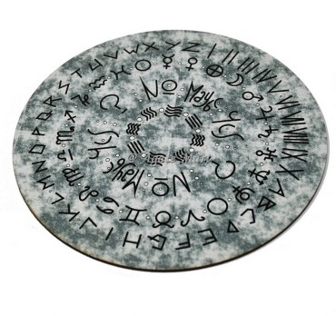 Accent Symbols Printed Dowsing Pendulum Board