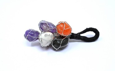 Assorted Gemstones Hanging For Door And Home