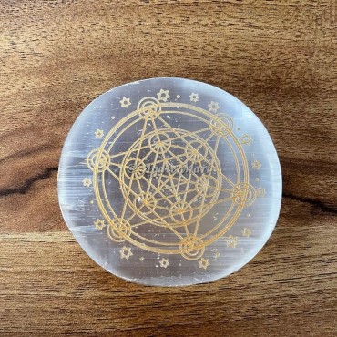 Metatron With Start Selenite Charging Plate